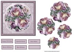 Romantic Rose Card with Petal Stacker