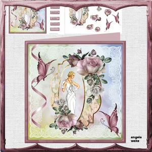 Rose and Elegance 8x8 Card Mini Kit