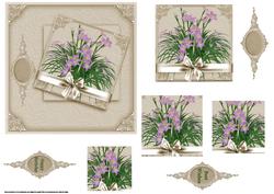 Birthday Lily Card with Pyramid Layers for Depth