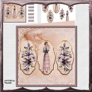 Lady and the Lily 8x8 Card Mini Kit