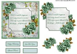 Special Day Rose Card and Decoupage
