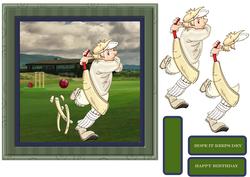 cup531079_8 - A Game of Cricket 7x7 Card with Decoupage