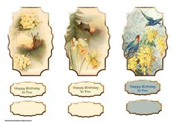 Spring Toppers and Sentiment Tags