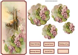 Roadside Flower Dl Card with Petal Stackers