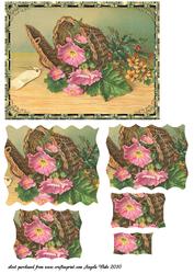 Pink Poppies in a Basket
