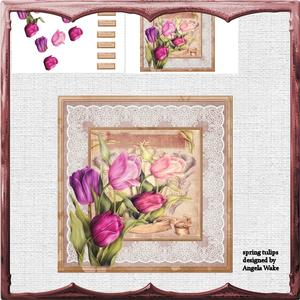 Spring Tulip 8x8 Approx Mini Kit