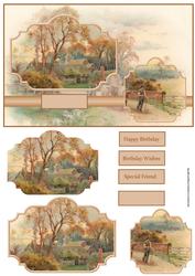 Country Life Card with Toppers