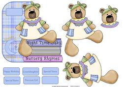 Nursery Teddy Bear Over the Edge