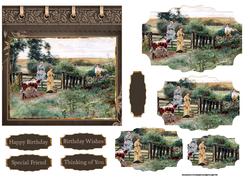 The Milkmaids Card with Stackers