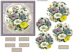 Wild Flowers Petal Card with Stackers