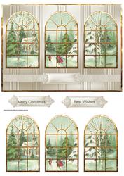 Going to Church at Christmas, Window View