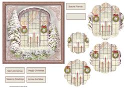 Christmas Window Petal Stacker