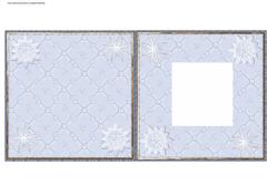 Girl and Snowman Insert