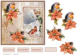 Robin Redbreast Card and Decoupage