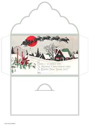 Christmas Candles Money Wallet
