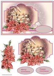Vintage Magic Christmas Card and Decoupage