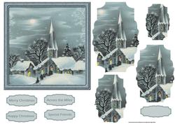 Christmas Eve Mass at Christmas Card