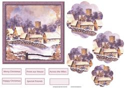 Cotswold Village Card with Petal Stacker