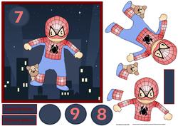 Spider Hero Card with Decoupage