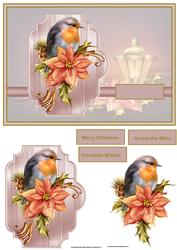 Robin in the Lamplight Card and Decoupage