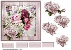 Variety of Roses Card and Decoupage