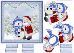 Santa Hugs and Fairy Lights