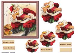 Santa Makes Music Card and Stacker