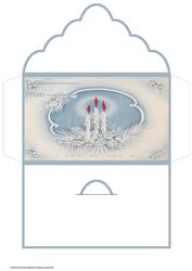 Christmas Candles Money Wallet