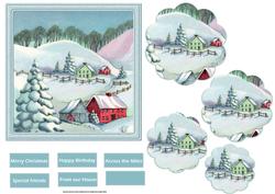 Snow Village Vintage Christmas