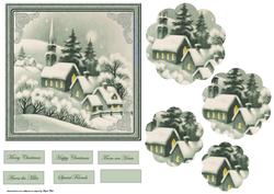 Church in the Hamlet Card and Petal Stacker