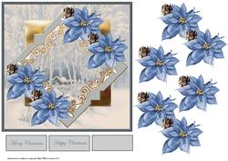 House in the Woods Card with Decoupage