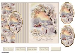 The Journey Home at Christmas Fold Back Card