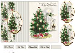 Christmas Tree Fold Back Card