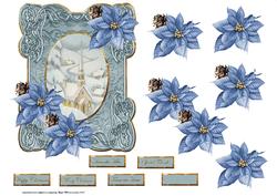 Church in the Valley Card with Ornate Frame