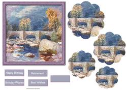 Dartmoor Bridge Card with Petal Stackers