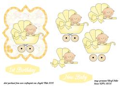 Primrose Pram with Baby
