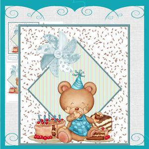 Happy Birthday Teddy Mini Kit