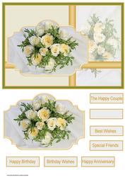 Celebration Roses Card with Topper