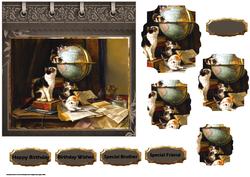 Globetrotter Kittens Card