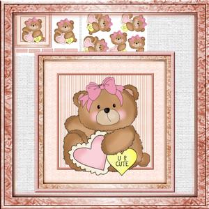 Cute Valentine Bear Mini Kit