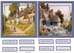 Village Life Toppers and Sentiment Tags