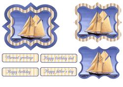 Sailing Yacht Bracket Style