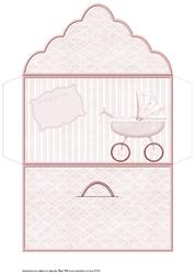 Baby Pram Girl Money Wallet