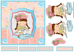 You Have a Cold Card with Decoupage