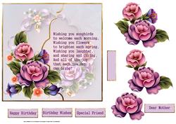 Enchantment Garden Card and Decoupage