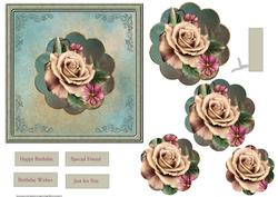 Birthday Rose Petal Stacker