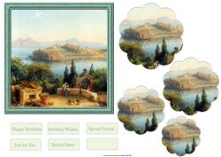Views of the Coast Card with Petal Stackers