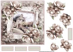 The Dovecote Card with Decoupage