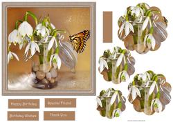 Lily of the Valley Flowers Card with Petal Stacker