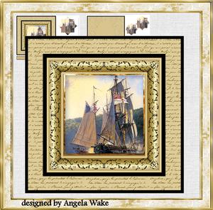 Sailing Ships 7x7 Card Mini Kit